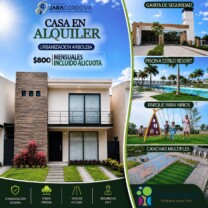 Casa en Alquiler en Urbanización Arboleia Machala
