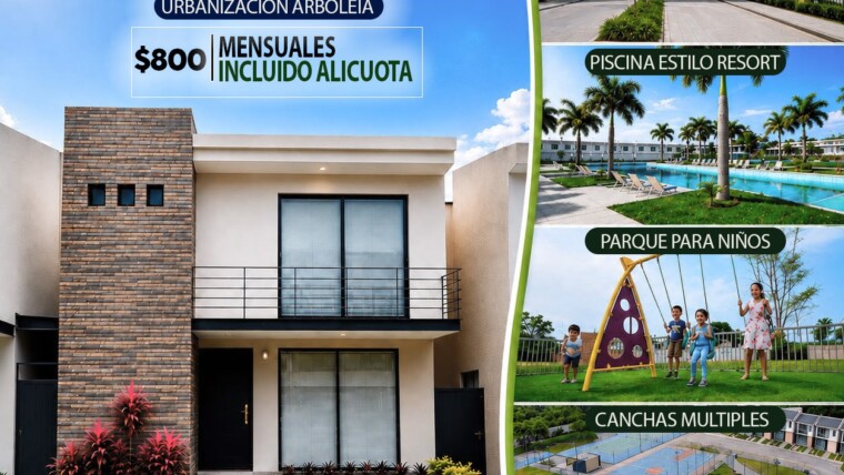 Casa en Alquiler en Urbanización Arboleia Machala
